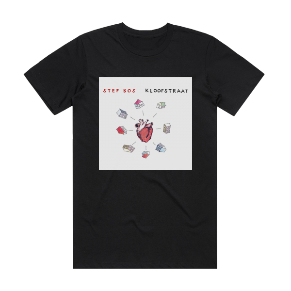 Stef Bos Kloofstraat Album Cover T-Shirt Black