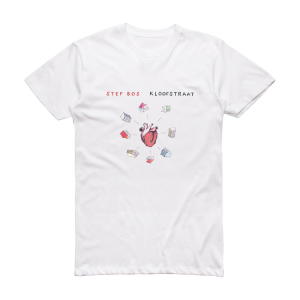 Stef Bos Kloofstraat Album Cover T-Shirt White