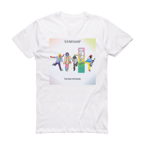 Starship Knee Deep In The Hoopla Album Cover T-Shirt White