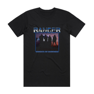 Ranger Knights Of Darkness Album Cover T-Shirt Black