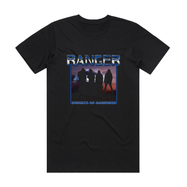 Ranger Knights Of Darkness Album Cover T-Shirt Black