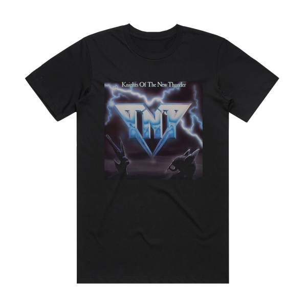 TNT Knights Of The New Thunder Album Cover T-Shirt Black