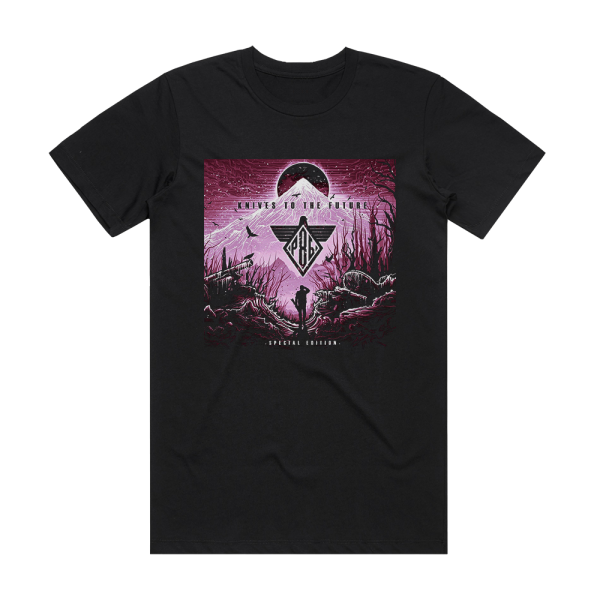 Project 86 Knives To The Future 1 Album Cover T-Shirt Black