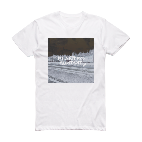 Plantec Kotakt Album Cover T-Shirt White