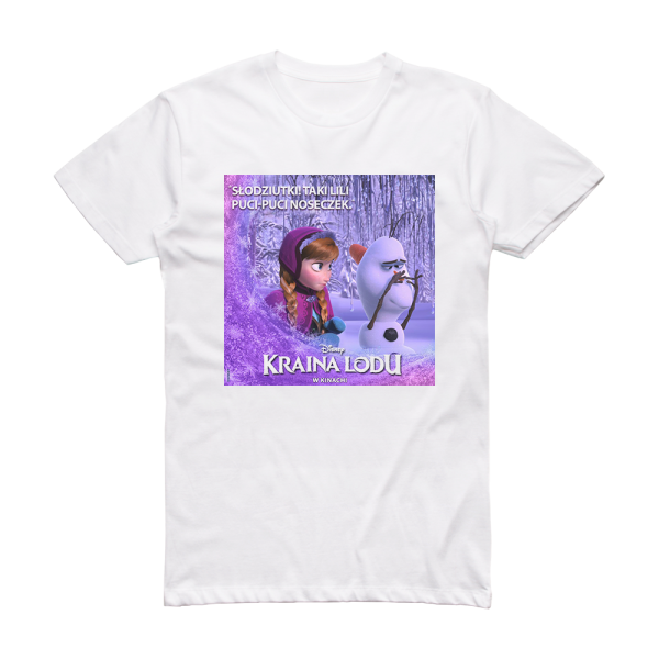 Robert Lopez Kraina Lodu Album Cover T-Shirt White