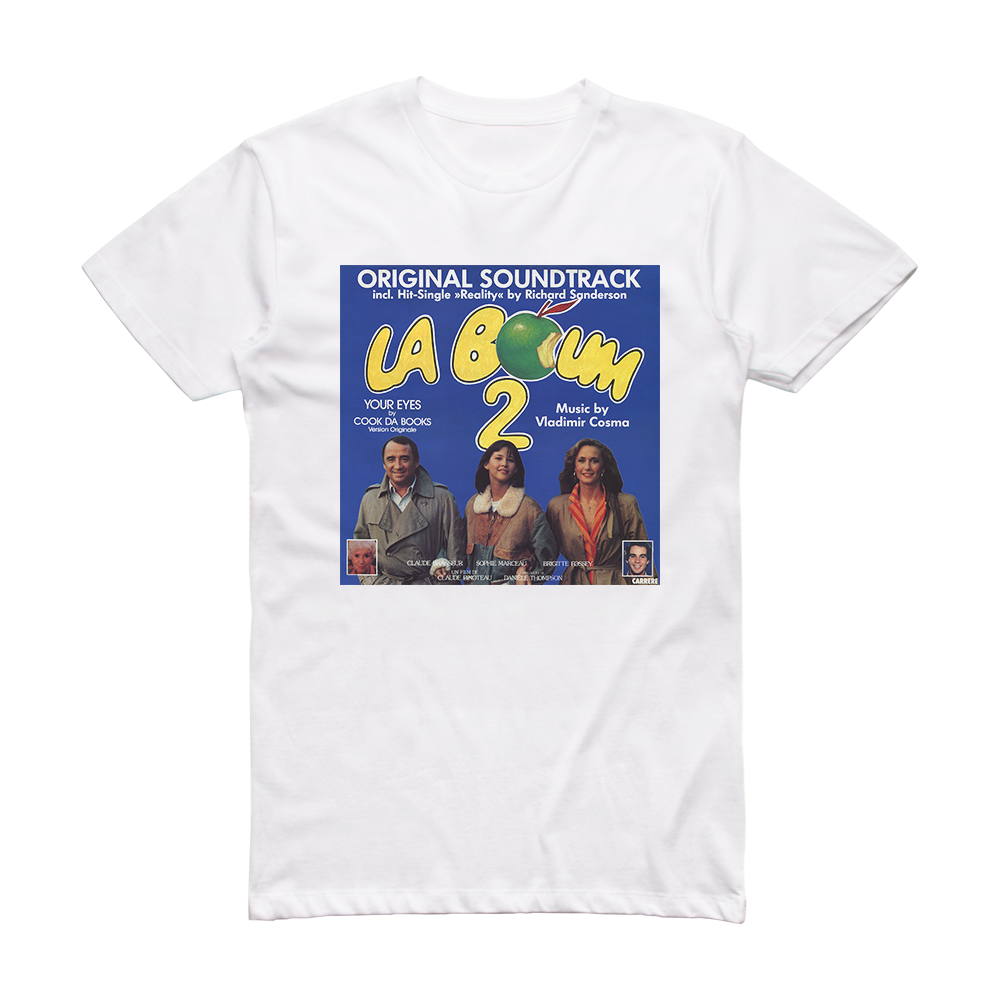 Various Artists La Boum 2 Album Cover T Shirt White