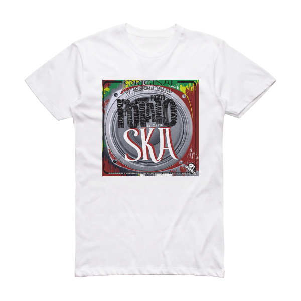 Potato La Fiesta Ska Album Cover T-Shirt White
