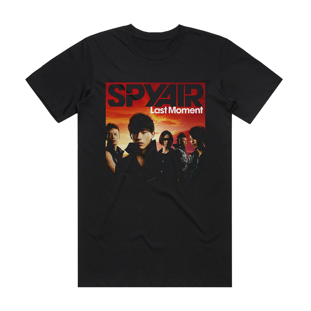 SPYAIR Last Moment Album Cover T-Shirt Black