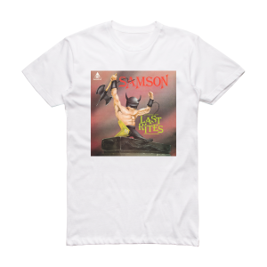 Samson Last Rites Album Cover T-Shirt White