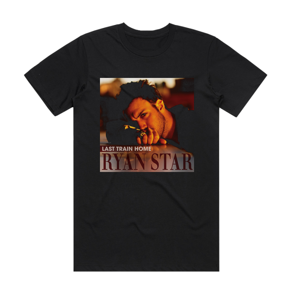 Ryan Star Last Train Home Album Cover T-Shirt Black