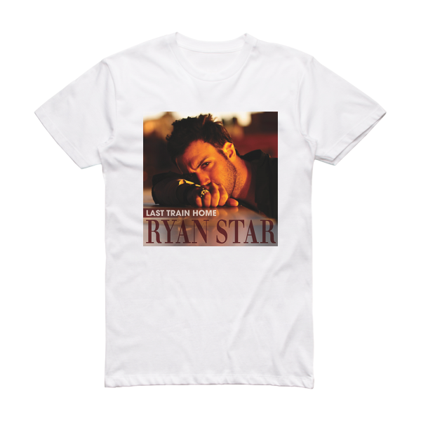 Ryan Star Last Train Home Album Cover T-Shirt White