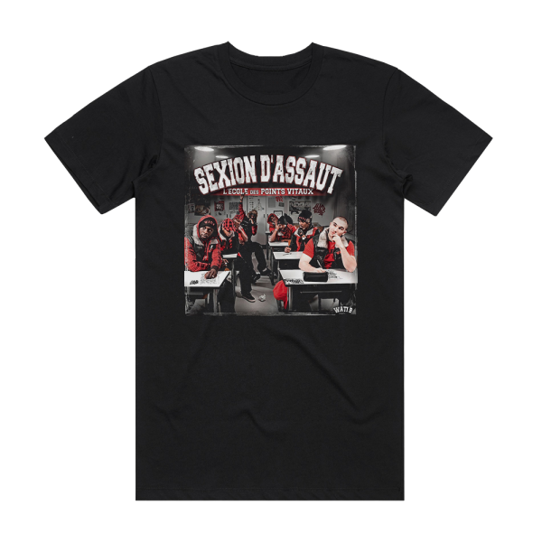 Sexion dAssaut Lcole Des Points Vitaux Album Cover T-Shirt Black