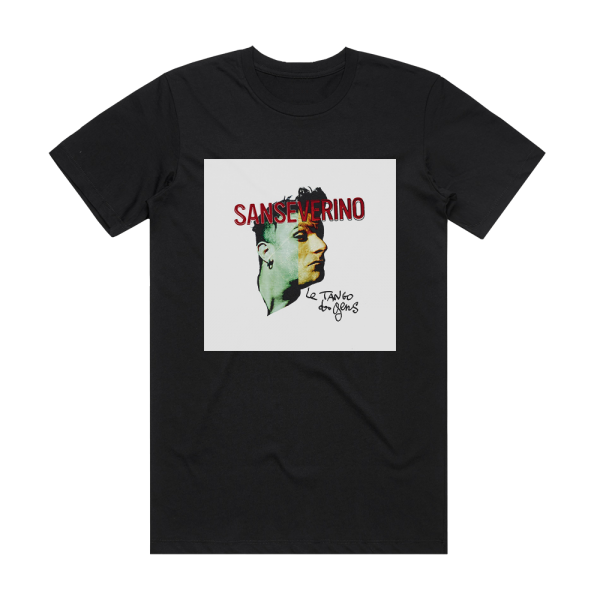 Sanseverino Le Tango Des Gens Album Cover T-Shirt Black