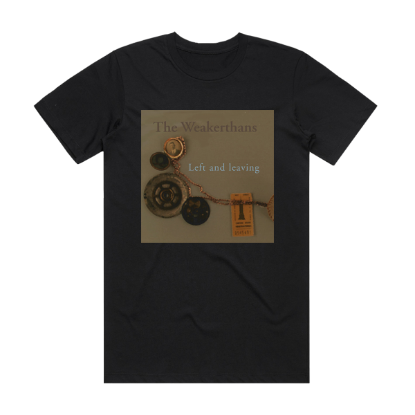 The Weakerthans Left And Leaving Album Cover T-Shirt Black