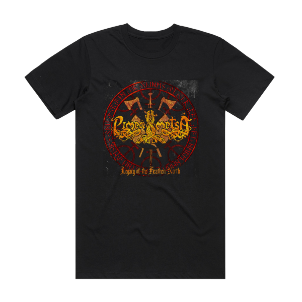 Pimea Metsa Legacy Of The Heathen North Album Cover T-Shirt Black