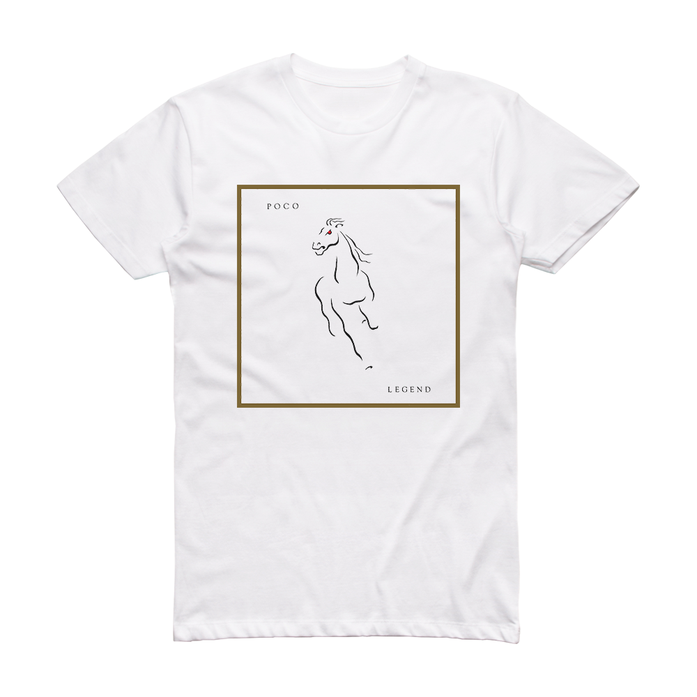 Poco Legend 2 Album Cover T-Shirt White – ALBUM COVER T-SHIRTS