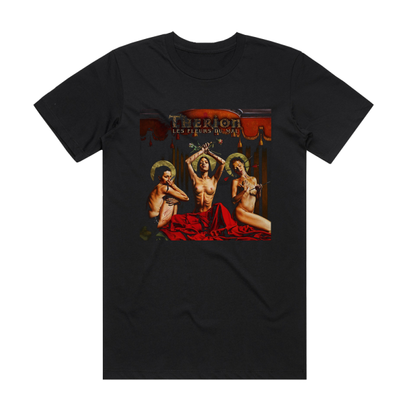 Therion Les Fleurs Du Mal 1 Album Cover T-Shirt Black