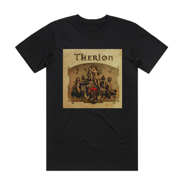 Therion Les Fleurs Du Mal 2 Album Cover T-Shirt Black