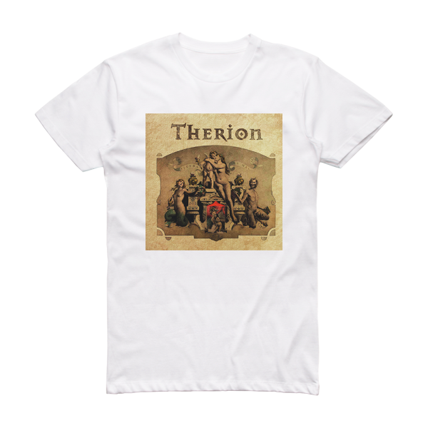 Therion Les Fleurs Du Mal 2 Album Cover T-Shirt White