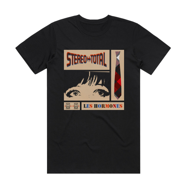 Stereo Total Les Hormones Album Cover T-Shirt Black