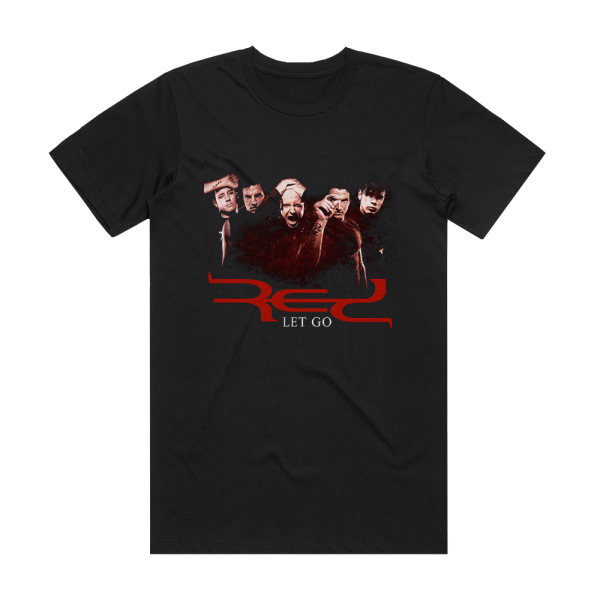 Red Let Go Album Cover T-Shirt Black