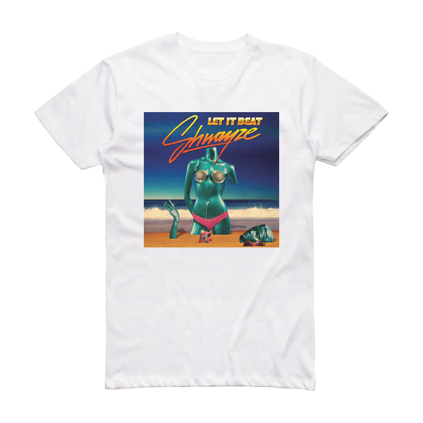 Shwayze Let It Beat Album Cover T-Shirt White