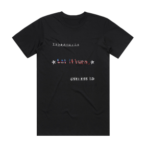 Useless ID Let It Burn Album Cover T-Shirt Black