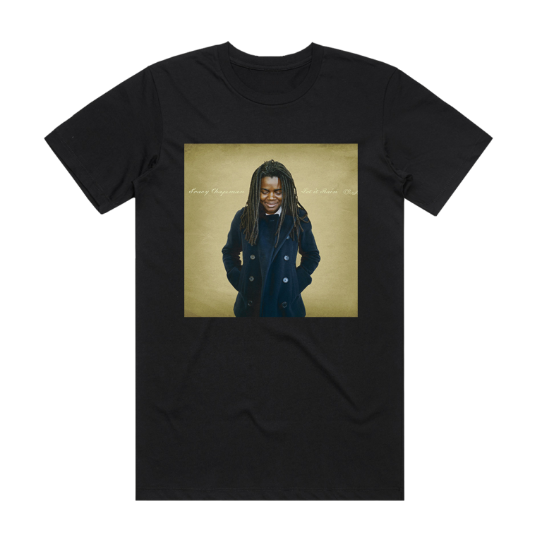Tracy Chapman Let It Rain Album Cover T-Shirt Black – ALBUM COVER T-SHIRTS