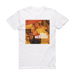 The School Let It Slip Ep Album Cover T-Shirt White