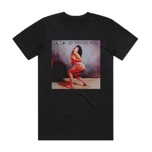 The Rods Let Them Eat Metal Album Cover T-Shirt Black