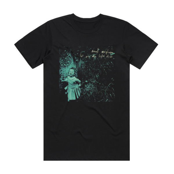 Soul Asylum Let Your Dim Light Shine Album Cover T-Shirt Black