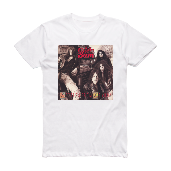 Uncle Sam Letters From London Album Cover T-Shirt White