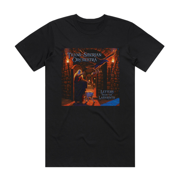 Trans-Siberian Orchestra Letters From The Labyrinth Album Cover T-Shirt Black