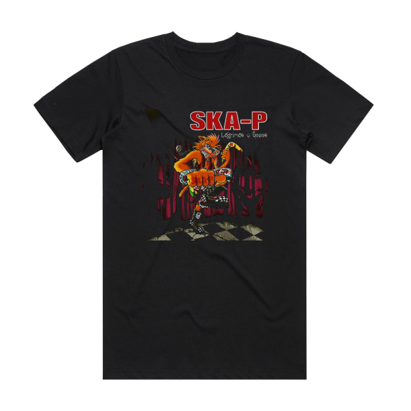 Ska-P Lgrimas Y Gozos Album Cover T-Shirt Black
