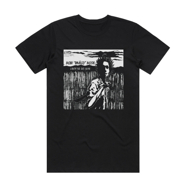 Robi Draco Rosa Libertad Del Alma Album Cover T-Shirt Black