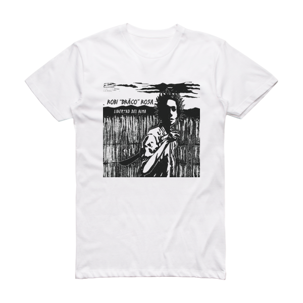 Robi Draco Rosa Libertad Del Alma Album Cover T-Shirt White