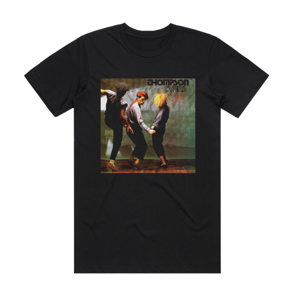 Thompson Twins Lies Album Cover T-Shirt Black