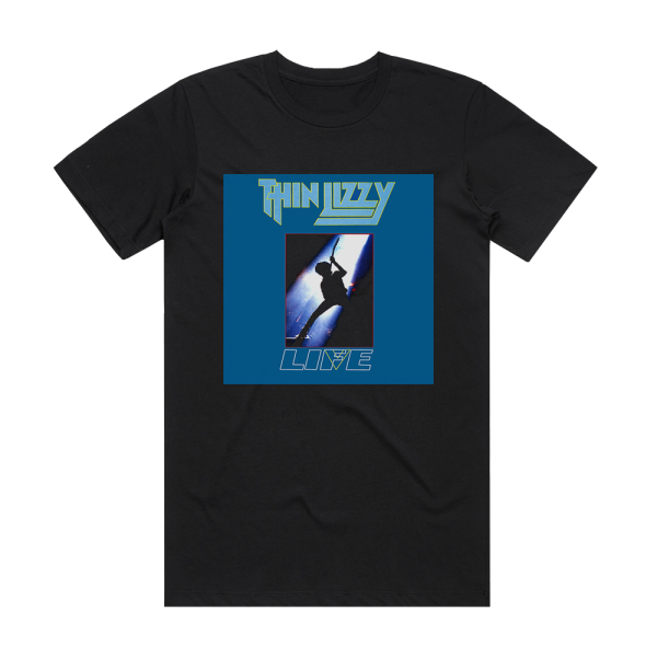 Thin Lizzy Life Album Cover T-Shirt Black