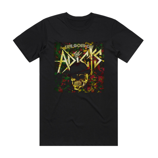 The Adicts Life Goes On Album Cover T-Shirt Black