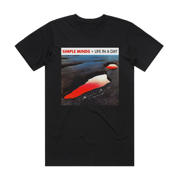Simple Minds Life In A Day Album Cover T-Shirt Black