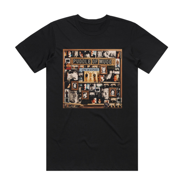 Puddle of Mudd Life On Display Album Cover T-Shirt Black