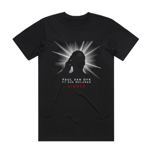 Paul van Dyk Lights 2 Album Cover T-Shirt Black