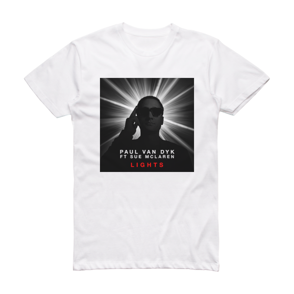 Paul van Dyk Lights 2 Album Cover T-Shirt White