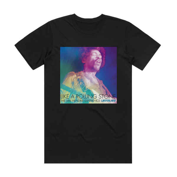 The Jimi Hendrix Experience Like A Rolling Stone Album Cover T-Shirt Black