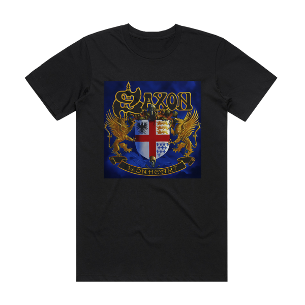 Saxon Lionheart Album Cover T-Shirt Black
