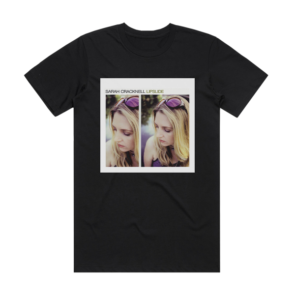 Sarah Cracknell Lipslide 1 Album Cover T-Shirt Black