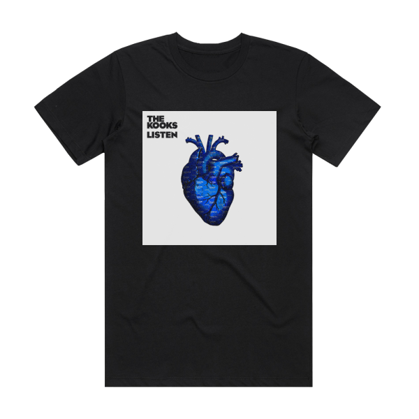 The Kooks Listen Album Cover T-Shirt Black