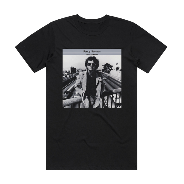 Randy Newman Little Criminals Album Cover T-Shirt Black