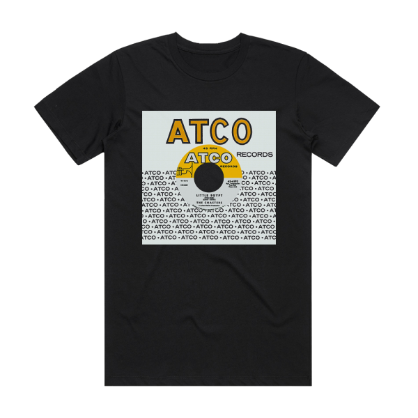 The Coasters Little Egypt Ying Yang Keep On Rolling Album Cover T-Shirt Black