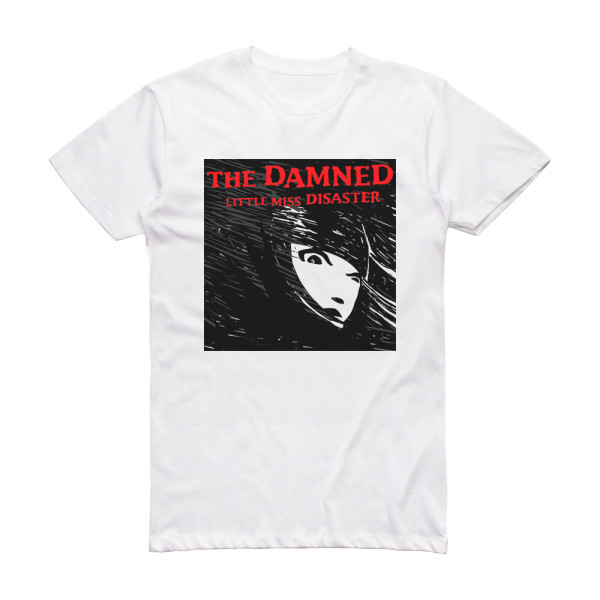 The Damned Little Miss Disaster Album Cover T-Shirt White